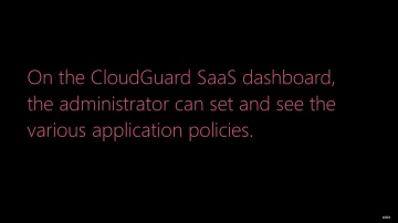 Check Point: CloudGuard SaaS Demo Series: Protecting Sensitive Data