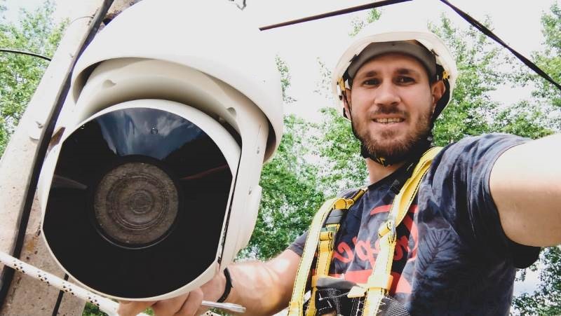В Новобурейском заработали новые видеокамеры системы «Безопасный город»