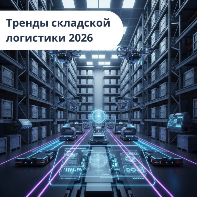 Тренды складской логистики 2026: как отрасль трансформируется прямо сейчас