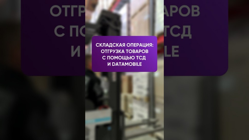 СКАНПОРТ: Отгрузка товара на складе с помощью ТСД и ПО DataMobile