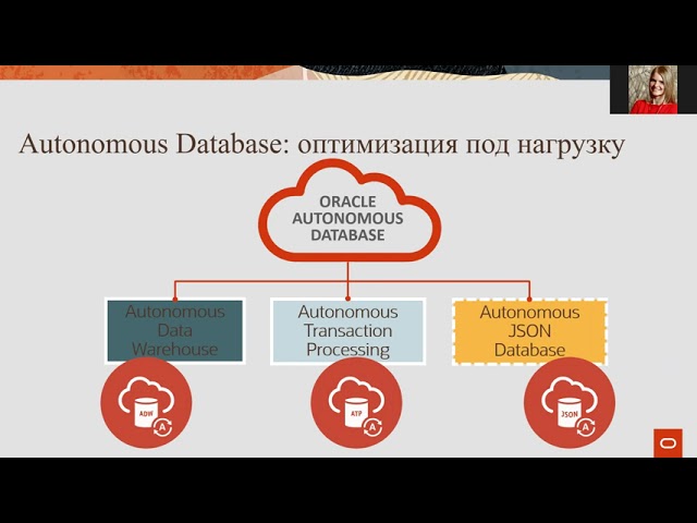 Oracle Russia and CIS: Автономная база данных в облачной инфраструктуре Oracle - видео