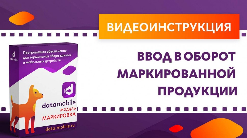 Сканпорт: DataMobile. Ввод в оборот маркированной продукции - видео