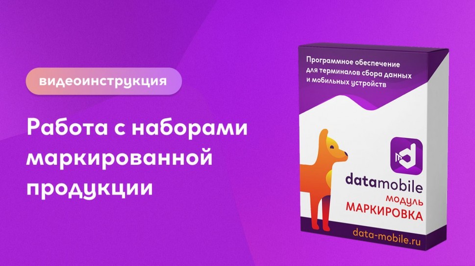 Сканпорт: Работа с наборами маркированной продукции - видео