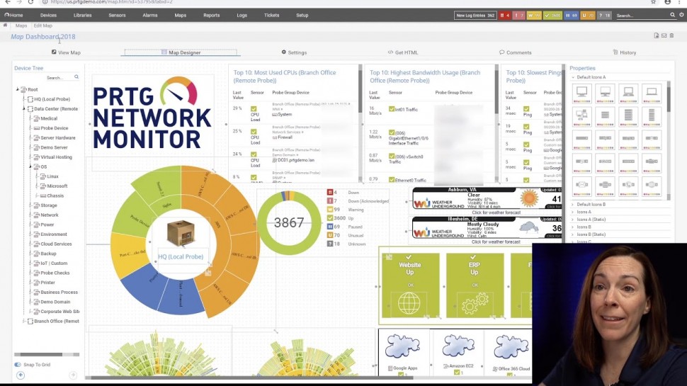 Softline: Обзор PRTG Monitor вместе с одим из инженеров Paessler - video