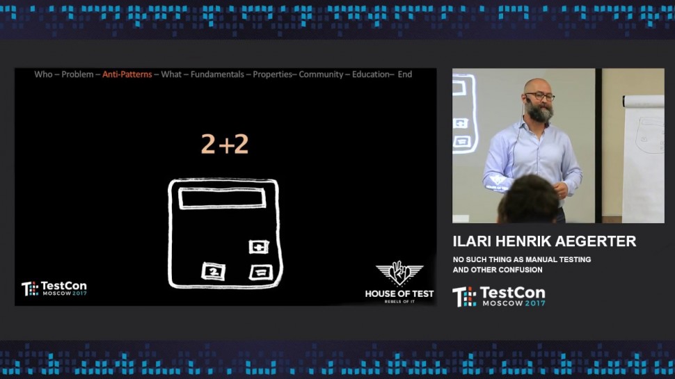 DATA MINER: Ilari Henrik Aegerter - No Such Thing as Manual Testing and Other Confusions