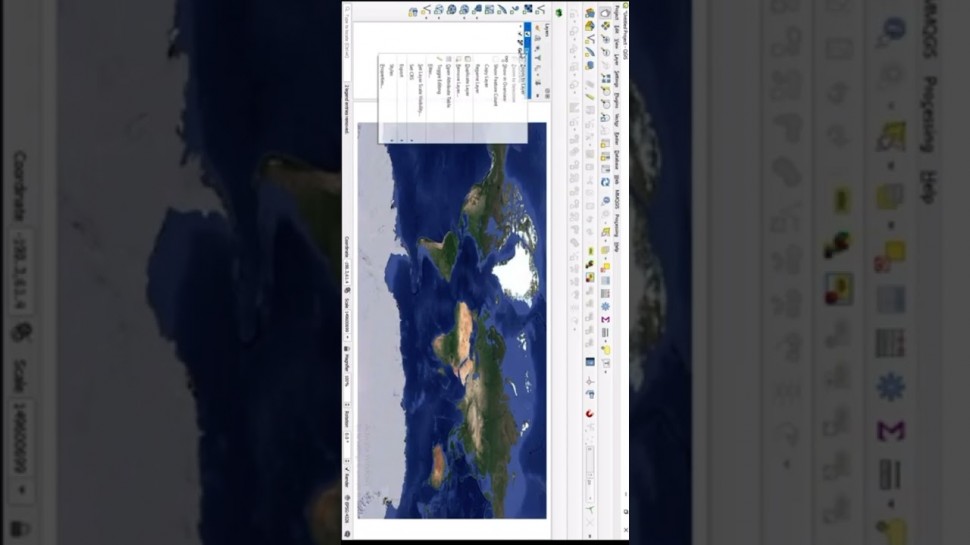 ГИС: Set CRS in QGIS - видео