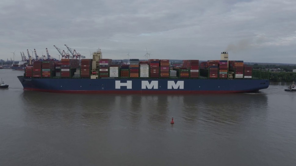 SkladcomTV: HMM Algeciras сделал пробный заплыв из Пусана через Китай до Гамбурга, куда прибыл 7 июн