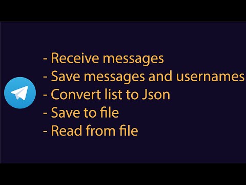 C#: (Update 2022) Telegram Messaging Bot using C# (Receive messages, Read/Write files, JSON) - видео