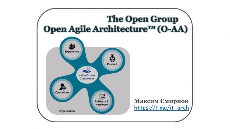 Open Agile Architecture: первые впечатления (вебинар 5 ноября 2020)