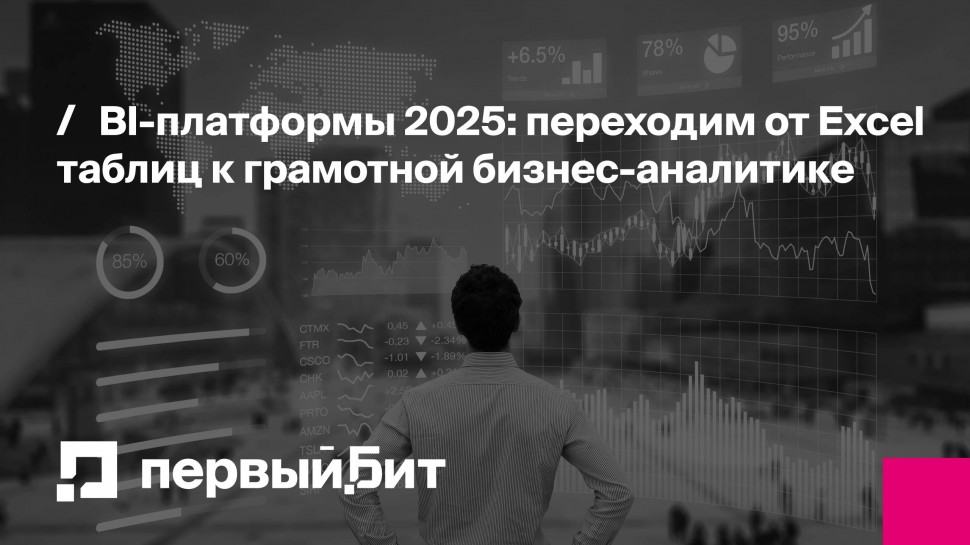 Первый Бит: BI-платформы 2025: переходим от сотен Excel-таблиц к грамотной бизнес-аналитике | - вид