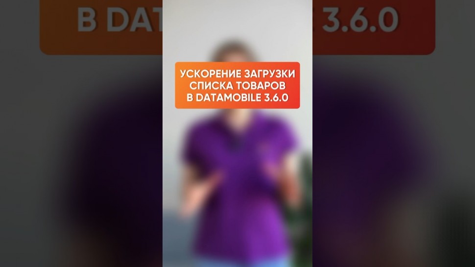 СКАНПОРТ: Ускорение загрузки списка товаров в DataMobile 3.6.0