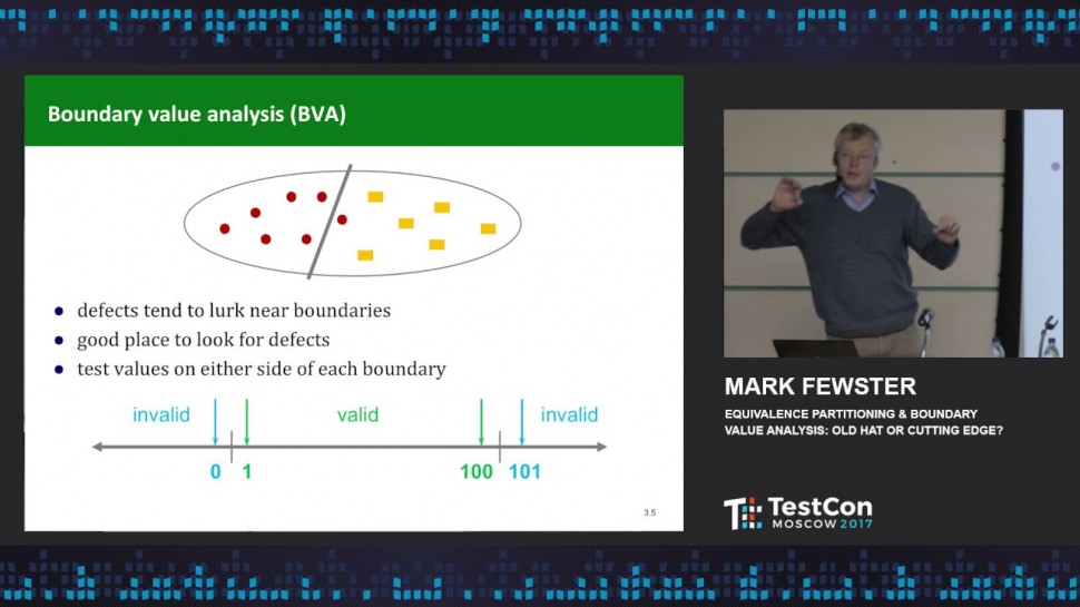 DATA MINER: Mark Fewster - Equivalence Partitioning & Boundary Value Analysis: Old Hat or Cutting Ed