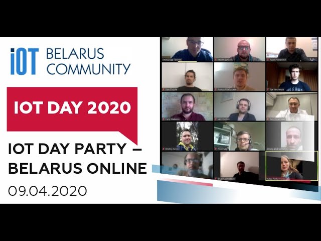 Разработка iot: IoT Day Party – Belarus Online - видео