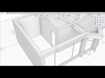 ​Renga BIM: Design of the cottage in the Renga Architecture system. Step 2. Ground Floor Plan - виде