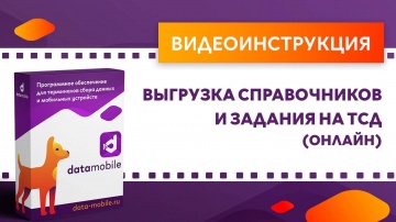 Сканпорт: DataMobile. Выгрузка справочников и задания на ТСД (онлайн) - видео