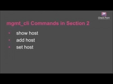 Check Point: Creating Host Objects with R80 Management API Tutorial | Security Management Tutorial
