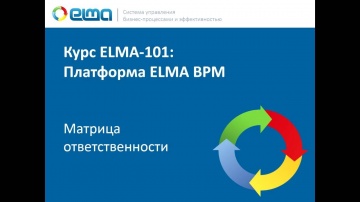 ELMA BPM — Матрица ответственности (101-2-8)