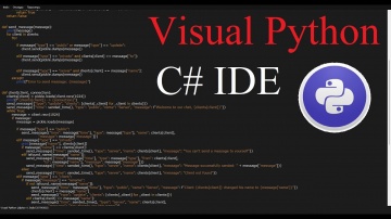 C#: Visual Python - лёгкая IDE для быстрого кода написанная на C# - видео