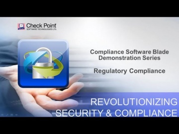 Check Point: Compliance Software Blade - Regulatory Compliance