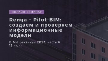 BIM: Renga + Pilot-BIM: создаем и проверяем информационные модели. BIM-Практикум 2023, часть 6 - вид