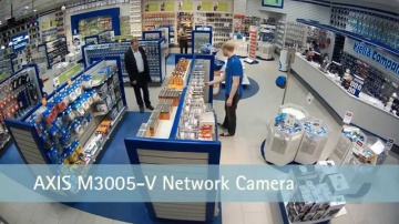 Layta: AXIS M3005-V(дневная съемка) - IP-камера видеонаблюдения купольная