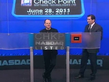Check Point: Software Opens NASDAQ on 15th Year Anniversary of IPO