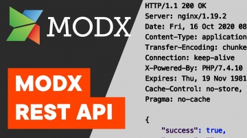 PHP: MODX RESTful API | modRestService - видео