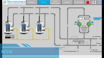 SCADA: Автоматизация газовой Котельной - видео