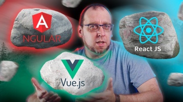J: Angular, React или Vue.js? Что выбрать начинающему фронтенд-разработчику? - видео