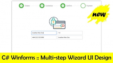 C#: C# Winforms - Multi-step Wizard UI Design - видео