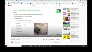 SCADA: Выбор и активация лицензии EcoStruxure Machine SCADA Expert - видео