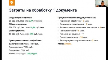 Directum: Вебинар. Делопроизводство с умом новый подход к обработке документов - видео