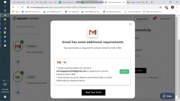 CRM: Gmail ( consumer account) + Zoho CRM - видео