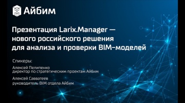 BIM: Презентация Larix.Manager — нового российского решения для анализа и проверки BIM-моделей - вид