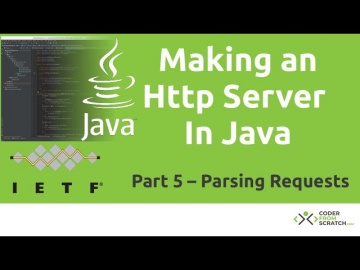 Java: Make a Simple HTTP Server in Java - Java Tutorial - Part 5: Parsing Requests - видео