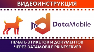 СКАНПОРТ: DataMobile: Урок № 27. Печать этикеток и документов через DataMobile PrintServer