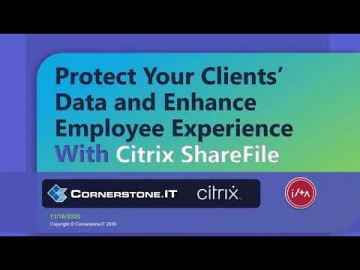 DLP: Protect Your Clients’ Data and Enhance Employee Experience with Citrix ShareFile - видео