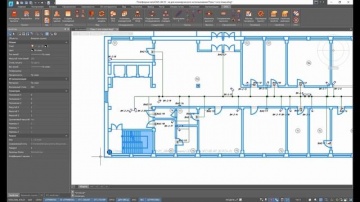nanoCAD: nanoCAD BIM ОПС: зоны обзора камер СВН, карты уровней звука - видео